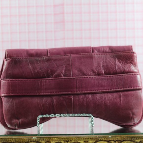Steven by Steve Madden Pink Leather Clutch - Picture 3 of 11